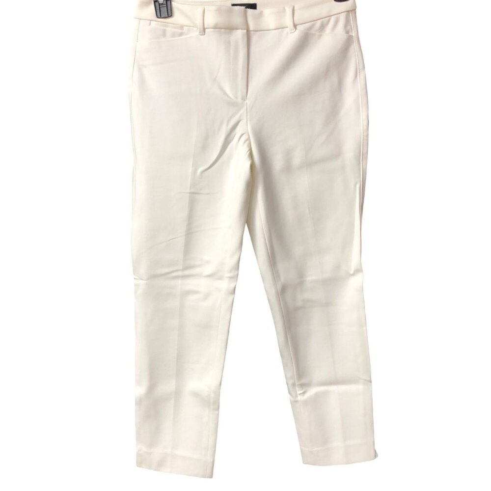White House Black Market The Slim Ankle White pants 4